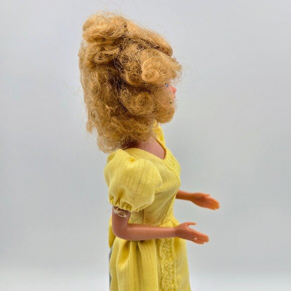 Vintage Magic Curl Barbie Doll 1981 3856 Original Yellow Dress Mattel Read - Picture 15 of 16